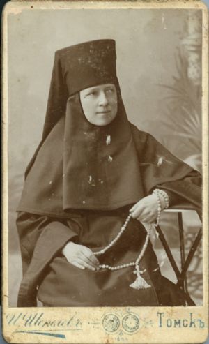 казначея женского монастыря Анастасия (Некрасова), впоследствии последняя игуменья монастыря.
