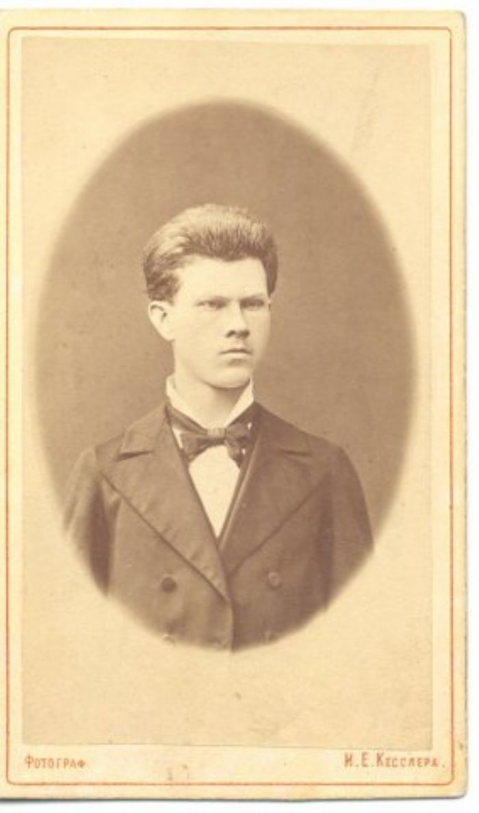 Александр Дагаев студент Томской духовной семинарии, начало 1880-х гг.